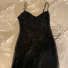 This Sparkly Black Mini Dress Has Never Been Worn And Is In Great Condition. It Has No Tags But I Assume Its A Size Xs. Very Cute!! It Is Also Very Short. Black Sparkle Mini Dress, Fashion Definition, Dress Sparkle, Sparkle Mini Dress, Black Sparkly Dress, Real Fashion, Punk Dress, Dream Dresses, Black Sequin Dress