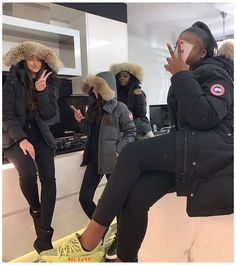 Canada Goose Women Outfits, Ashtray Euphoria, Canada Goose Outfit, Vinter Mode Outfits, Hype Fashion, Outfits Baddie, Canada Goose Women, Jacket Outfit Women, Uk Style