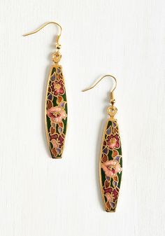 Elegant Essence, Natural Inspiration, Earrings Red, Dangly Earrings, Cool Vintage, Lavender Flowers, Mode Style