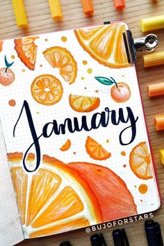 January Bullet Journal Cover, January Bujo, December Inspiration, September Bujo, Journal December, Bullet Journal Cover, Bullet Journal Page, Line Art Flowers