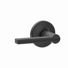 an image of a black door handle on a white background