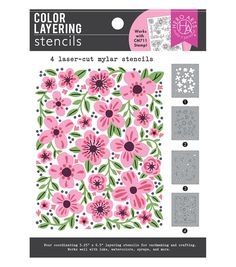 the crafter's workshop color layering stencils