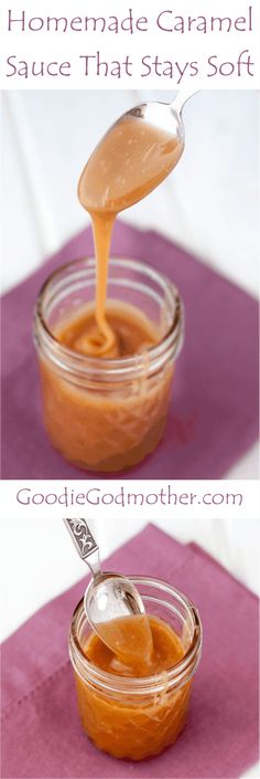 homemade caramel sauce that stays soft