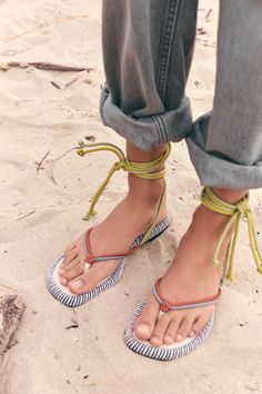 LOW HEEL ROPE SANDALS Fisherman Sandals Women, Zara Flats, Rope Sandals, Colored Rope, Fisherman Sandals, Womens Sandals Flat, Zara United States, Shoes For Women, Comfortable Fashion