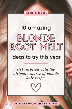 10 amazing blonde root melt ideas to try this year: get isnpired with the ultimate source of blonde hair inspo.