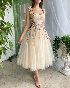 Fairy Gown, Midi Prom Dress, Princess Bridesmaid Dress, Wedding Dresses With Flowers, Wedding Flower Girl Dresses, Lace Party Dresses, Sweetheart Prom Dress, Prom Dresses Modest, Floral Gown