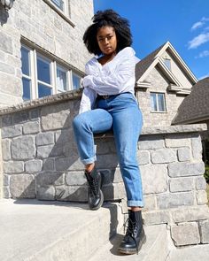 JOURNEYS | Dr. Martens 1460 Boot Black -- photo credit: @pretty_audd What To Wear With Doc Martens, Doc Martens Boots Outfit, Doc Martens Outfit Fall, Martens Outfit, Doc Marten Boot, Dr Martens Outfit, Doc Martens Style, Doc Martens Outfit, Black Boots Outfit