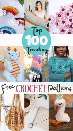 the top 100 free crochet patterns