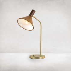 an image of a desk lamp on a white background with room for text or images