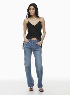 Style Finder, Aritzia Wilfred, Chiffon Ruffle, Ruffle Top, Sheer Fabrics, Back To Black, Summer Girls, Spring Summer Fashion, Personal Style