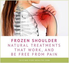 Frozen Shoulder, Frosé, Natural Pain Relief