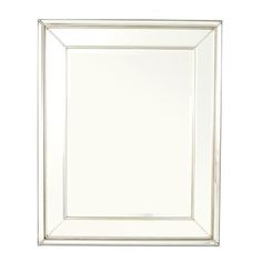 an empty white square frame on a white background