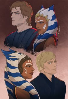 Ahsoka Tano And Anakin Fanart, Anisoka Fanart, Anakin And Ahsoka Fanart, Rexsoka Fanart, Clone Wars Fanart, Star Wars Anime, Clone Wars Art, Anakin Vader, Star Wars Background