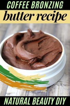 Self Tanner Homemade, Bacuri Butter, Diy Self Tanner, Body Butter Recipe, Farmers Tan, Coffee Oil, Natural Beauty Recipes