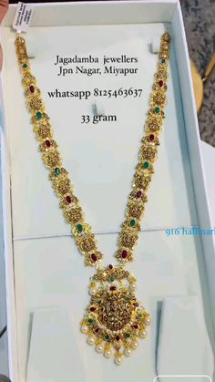 Vanki Designs Jewellery, Simple Necklace Designs, Mangalsutra Design