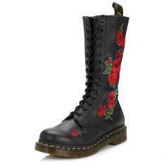 PRICES MAY VARY. Air-cushioned, synthetic sole 14-eye boot Slip resistant Classic doc dna Gothic Martin Boots With Round Toe In Faux Leather, Gothic Leather Martin Boots For Fall, Gothic Faux Leather Martin Boots With Round Toe, Dr Martens Boots Women, Dr Martens Victorian Flowers, Dr Martens Floral Boots, Dr Martens Womens, Dr Martens Boots, Unique Shoes