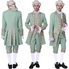 Season:All Seasons; Gender:Men's; What's in the box:Coat,Pants,Collar,Sleeves; Types:Outfits; Holiday:Halloween,Carnival; Style:Rococo,Baroque,Victorian; Occasion:Masquerade,Carnival of Venice,Party,Performance; Material:Polyester; Age Group:Adults'; Listing Date:09/13/2023; Clothing Length:null; Bust:null; Shoulder Width:null; Sleeve Length:null; Waist:null; Theme:Royal Baroque Fashion 17th Century, Victorian Outfit Men, Sleeves Types, Acotar Fashion, Rococo Baroque, Victorian Outfits, Oktoberfest Outfits, Masquerade Carnival, Rococo Fashion