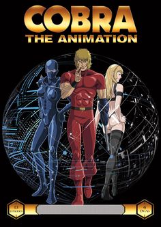 cobra the animation complete collection, vol 1 - 3 dvd boxset region free shipping