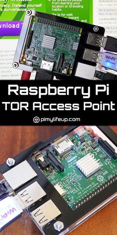 raspberry pi for access point is shown in this image with the words raspberry pi on it