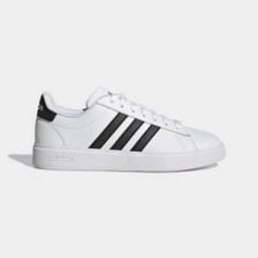 the adidas sneakers in white and black