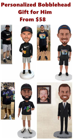 personalized bobbleheads for him from $ 8 98 to $ 9 99