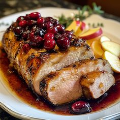 Crockpot Pork Tenderloin, Pork Sauce, Jalapeno Sauce, Roasted Pork Tenderloins, Pork Glaze, Roasted Pork, Tenderloin Recipes, Raspberry Sauce, Pork Loin Roast