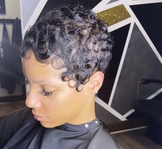 Fingerwaves Short Hair Black Pixie Cuts, Finger Wave Hair, Chic Short Hair, Natural Hair Cuts, Short Hair Images, Natural Hair Short Cuts