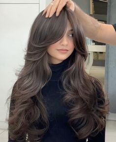 Hair Inspiration Long, Haircuts For Wavy Hair, Hair Done, Haircuts Straight Hair, Long Hair With Bangs