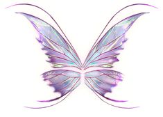 a purple butterfly with wings spread out on a white background, it looks like something from the movie tinkerbells