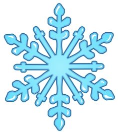 a snowflake is shown on a white background