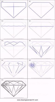 how to draw a diamond step by step instructions for beginners and advanced drawing enthusiasts