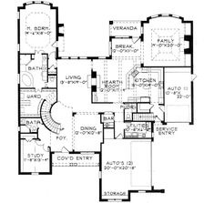 the floor plan for this house