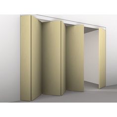 an open room divider is shown with no doors