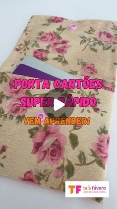 an image of a book with flowers on it and the words porta cartoes super app