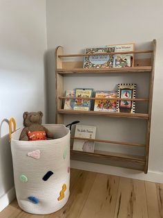 These build plans will lead you through he simple steps to build these DIY Montessori Bookshelves. An included YouTube Video is also provided to help you visualize each steps. Plans include graphics, materials list, cut list, tools needed and much more. In only one afternoon you could build these beautiful shelves ! While this model is 40"H x 35"W x 5" D, you can personalize it to your needs following the same process. **These are the build plans only, not the physical product** Build plans will Montessori Wall Bookshelf, Handmade Book Shelf, Vintage Bookshelf Nursery, Diy Nursery Bookshelf, Diy Montessori Bookshelf, Montessori Bookshelf Diy, Montessori Nursery Ideas, Diy Nursery Bookshelves, Bookshelf Montessori