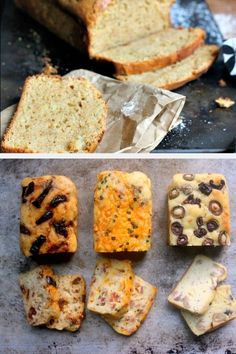 the bread is sliced and ready to be baked in the oven, and then put on the grill