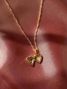 Heart Locket Gold Plated Brass, Gift for Her, Locket Necklace Cz Necklace - Etsy Italy Heart Shaped Dainty Locket Necklace With Delicate Chain, Dainty Heart Locket Necklace With Delicate Chain, Double Heart Locket Jewelry For Valentine's Day, Dainty Locket Jewelry For Valentine's Day, Heart-shaped Locket Necklace For Valentine's Day With Adjustable Chain, Valentine's Day Heart Locket Necklace With Adjustable Chain, Dainty Heart Cut Locket Necklace, Wedding Locket Necklace With Adjustable Chain For Valentine's Day, Wedding Heart Necklace With Adjustable Chain