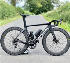 a bike that is laying on the ground