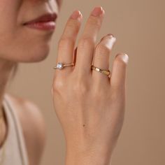 Brilliant Gold Ring | Wanderlust + Co Wanderlust And Co, Luxe Jewelry, Zodiac Jewelry, Jewelry Lookbook, Colored Gems, 925 Jewelry, Polish Jewelry, Silver And Gold, Gold Vermeil