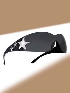 Y2k Glasses, Star Decor, Y2k Sunglasses, Trendy Glasses, Street Snap, Stylish Glasses, Fashion Glasses