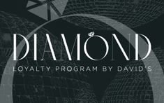 the logo for diamond, a royaltyy program by david's photography and design