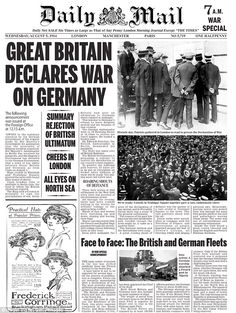 Daily Mail Newspaper, 1930s Newspaper, English Newspaper, World History Lessons, News Report