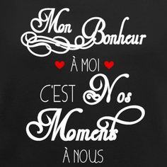 a woman's tank top with the words man bonheur and a heart on it