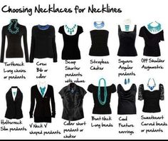 SHY boutique: How to wear a statement necklace Necklaces For Necklines, Types Of Clothing, Rocker Girl, Home Fashion, Every Girl