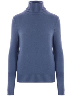 blue cashmere crew neck long sleeves ribbed cuffs and hem internal logo patch Blue Cashmere Crew Neck Top, Blue Cashmere Sweater With Ribbed Collar, Blue Turtleneck Sweater With Ribbed Cuffs, Blue Cashmere Sweater With Ribbed Cuffs, Blue Cashmere Turtleneck Sweater, Crew Neck Blue Cashmere Sweater, Blue Crew Neck Cashmere Sweater, Classic Blue Sweater With Ribbed Cuffs, Blue Ribbed Collar Turtleneck For Winter