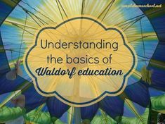 an umbrella with the words, understanding the basics of wallace education