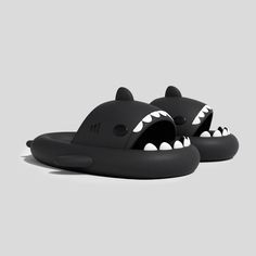 Premium Shark Slides - Super Soft, Comfy, Silent and Anti-slippery Sha – Hello Slippers Shark Mouth Open, Shark Slides, Shark Shoes, Shark Mouth, Shark Slippers, Cool Slides, Cute Shark, Buy List, Comfortable Slippers