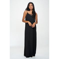 A flowy textured maxi dress with adjustable straps and hidden pockets is just the thing you need for keeping cool all summer long. Style this with strappy sandals for a one-and-done outfit. Madei in USA.. Material - 100% Polyester. Machine washable. Large Black Pig, Textured Maxi Dress, Keep Cool, Long Style, The Thing, Strappy Sandals, Large Black, Jumpsuit Dress, Adjustable Straps