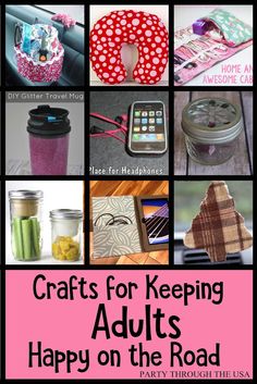 crafts for keeping adults happy on the road