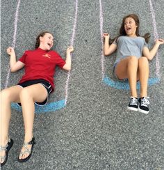 Sidewalk Chalk Ideas, Chalk Photos, 2014 Pictures, Bff Pics, Chalk Ideas, Skirt Diy, Sidewalk Chalk Art, Best Friend Photoshoot